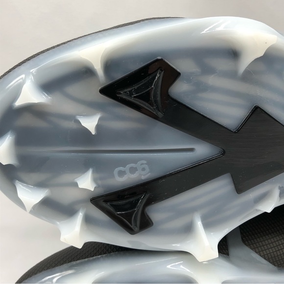 Nike Alpha Menace Elite 3 Men’s Football Cleats Size 8.5 CT6648-001 Black/Grey - Picture 12 of 14